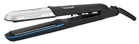 Rowenta Liss & Curl Ultimate Sunshine SF6220 – Plancha de pelo con doble salida Iónica, placas aluminio con recubrimiento de nanocerámica ultrashine, función 2 en 1 alisado y rizos óptimos