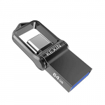 KEXIN 64GB Memoria USB Tipo C y USB 3.0 OTG Flash Drive Pendrive 64 GB 2 en 1 Memory Stick para Portátil, Teléfono y Otras Dispositivos USB o Tipo C [Resista Agua]