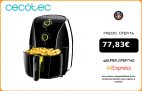 Cecotec Cecofry Compact Rapid Black Freidora sin Aceite 1.5L Comida Sana Programable en Tiempo y Temperatura Función Horno|Freidoras eléctricas|