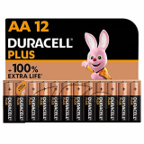 Duracell – NUEVO Pilas alcalinas Plus AA , 1.5 Voltios LR6 MN1500, paquete de 12