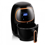 NK Freidora Digital sin Aceite 2L – Airfryer Caliente, Fácil de Usar, 6 Programas, Revestimiento Antiadherente, 1000W, Temperatura Regulable hasta 200ºC – Panel LED Táctil (Libro Recetas Digital)