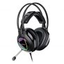 Tronsmart Alpha-glary Auriculares Gaming, Cascos Gaming 50mm Estéreo Envolventes 3,5 mm Jack con Micrófono Ajustables-RGB LED-Cancelación del Ruido para Mac/PC