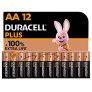 Duracell – NUEVO Pilas alcalinas Plus AA , 1.5 Voltios LR6 MN1500, paquete de 12