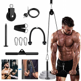 Sistema de tracción de cuerda 2 en 1, entrenador de antebrazos, dispositivo de entrenamiento de fuerza de brazos, equipo de fitness para entrenar bíceps, tríceps, hombros y espalda