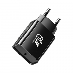 JE Cargador USB C,18W PD Cargador Rápido de Pared Tipo C Power Delivery para iPhone 14/14 Pro Max/13/14/SE 22/21/20/ iPhone11 Pro MAX, Galaxy S22 S21 Google Pixel Nintendo Switch (18W, Negro)