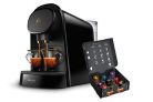Philips L’OR LM8012/60 Barista – Cafetera compatible con cápsula individual/doble, 19 bares presión, depósito 1L, color negro