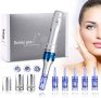 Dermapen con Certificado CE, Mysweety Dermapen Profesional Kit Completo para el Tratamiento de La Pérdida de Cabello Cicatriz Acné Cicatrices, Dr Pen con 2 Piezas 12 Micro Agujas