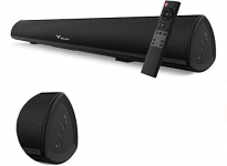 Barra de Sonido para TV, Bluetooth Altavoz con Cable e Inalámbrico Altavoz Estéreo con Mando a Distancia Soundbar Home Cinema Compatible para Teléfono Móvil, TV, Tableta, Soporte RCA/AUX