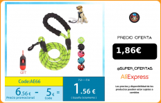 Correa de Perro fuerte reflectante para mascotas, correa de nailon resistente, con mango acolchado y cómodo de 1,5 M de largo para entrenamiento|Correas|