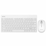 OMOTON Combos Teclado y Ratón Inalámbrico para Windows, 2.4G(USB), Raton Inalambrico y Teclado para Windows 10/XP/7/8/Vista, 1600DPI