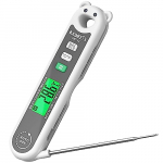 KAIWEETS Termómetro Cocina Profesional, Termometro Barbacoa Digital, Termometro Carne de Lectura Instantánea con Sonda Plegable para Carne, Barbacoa, Comida, Liquidos KMT02