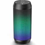 Altavoz Bluetooth Potente Portatil con Luz LED de 5 Modos Altavoces Bluetooth Inalambricos Recargable USB apoya TF Card/Memoria USB de 32G Altavoz Portatil Estereo, Verde