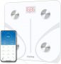 Bascula de Baño Digital Grasa Corporal, RENPHO Balanza Bluetooth Inteligente con App, Bascula Electrónica Analógica Monitores con Análisis Corporal, 13 Mediciónes de Peso IMC Visceral e Muscular