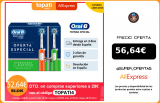 Oral B Pro 600 Crossaction, Cepillo de dientes eléctrico Naranja/Verde, limpieza 3D, temporizador profesional, limpieza diaria|Cepillos de dientes eléctricos|