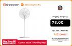 Xiaomi ventilador de pie inteligente Pro, refrigeración por aire portátil, aplicación Mi Home, Control remoto inteligente, batería de larga duración, 4 velocidades|fanáticos|