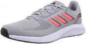 adidas Runfalcon 2.0, Running Shoe Hombre, Halo Silver/Turbo/Core Black, 43 1/3 EU