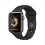 Apple Watch Series 3 (GPS, 42mm) Aluminio en Gris Espacial – Correa Deportiva Negro