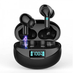 Auriculares Inalámbricos Auriculares Bluetooth 5.0 Deportivos con Cancelación de Ruido Estéreo on Micrófono In-Ear Auriculares IP7 Impermeable Cascos Inalambricos 32 Horas de Eeproducción Pantalla LED