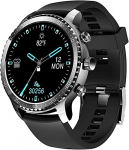 Tinwoo Smartwatch Hombre Mujer Ftiness Reloj Inteligente Duración máxima de la batería 20 días,Soporte para Carga inalámbrica,Impermeable 5ATM,Frecuencia Cardíaca y Seguimiento de Actividad,Podómetro