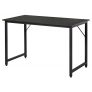 HOMCOM Escritorio para Hogar Oficina Mesa de Ordenador Mesa de Estudio con Pies Ajustables Mobiliario Simple de Oficina 120x60x73cm Carga 70kg