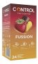 CONTROL Fussion Preservativos – Caja De Condones De Aormas Afrodisíacos: Chocolate, Menta Y Melocotón – 24 Unidades (Pack Ahorro) 54 ml