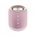 Altavoz solidario Life de Vieta Pro, con Bluetooth, True Wireless, Micrófono, Radio FM, 12 horas de autonomía, Reproductor USB, Resistencia al agua IPX6 y entrada auxiliar; acabado en color rosa palo.