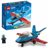 LEGO 60323 City Avión Acrobático, Juguete de Construcción con Mini Figura de Piloto, Idea de Regalo para Niños y Niñas de 5 Años en Adelante