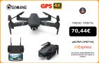 Eachine Dron plegable con cámara gran angular, cuadricóptero con WIFI, FPV, 4K, 1080P, HD, profesional|Helicópteros RC|