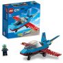 LEGO 60323 City Avión Acrobático, Juguete de Construcción con Mini Figura de Piloto, Idea de Regalo para Niños y Niñas de 5 Años en Adelante