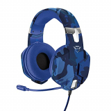 Trust Gaming Cascos PS4 & PS5 GXT 322B Auriculares Gamer con Micrófono Flexible y Diadema Ajustable, Cable de 1 m, para Playstation 4 & 5 – Azul