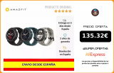 Amazfit T Rex Pro Smartwatch Fitness Monitor de Sueño y Ritmo cardiaco 10 ATM GPS Reloj Inteligente Deportativo con más de 100 M|Relojes inteligentes|