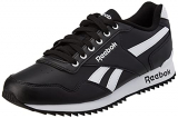 Reebok Royal Glide Ripple Clip Sneaker, Hombre, Black/White/Black, 42 EU