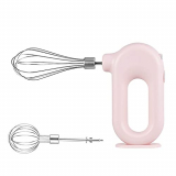 Irishom Batidor de Huevos Eléctrico,Batidor de Mano Recargable,Batidor de Alimentos Portátil,Batidor de Huevos de Acero Inoxidable,4 Velocidades