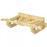 HOMCOM Barra de Dominadas de Pared de Madera Barra de Pull Up Multifuncional para Fitness Entrenamiento en Casa Hogar Carga hasta 120 kg 100x44x25 cm Natural