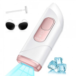 IPL Depiladora de Luz Pulsada con Doble Sistema de Enfriamiento Indoloro, 600nm-1200nm Onda de Luz Roja, Ilimitados Luz Pulsada, Depiladora Láser para Piernas, Ingles, Axilas, Cara, Cuerpo