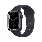Apple Watch Series 7 (GPS) – Caja de Aluminio en Color Medianoche de 45 mm – Correa Deportiva en Color Medianoche – Talla única