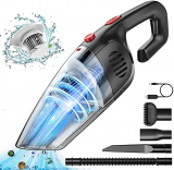 DGH Aspiradora de Mano inalámbrica Recargable, aspiradora de Mano portátil húmeda y Seca, Mini aspiradora de Mano Liviana para el Pelo de Mascotas, Limpieza del hogar