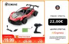 Eachine coche de carreras de alta frecuencia EC06, 1:14, 2,4 GHZ, 4 canales, Control remoto de aleación, alta velocidad|Coches con radiocontrol|