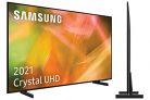 Samsung 4K UHD 2021 55AU8005- Smart TV de 55″ con Resolución Crystal UHD, Procesador Crystal UHD, HDR10+, Motion Xcelerator, Contrast Enhancer y Alexa Integrada, Color Negro
