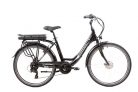 F.lli Schiano E- Moon Bicicleta eléctrica, Adultos Unisex, Negra, 26″