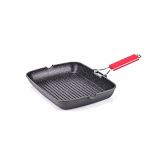 Moneta Parrilla Pro Grill de 24 x 34 cm con mango plegable también para inducción