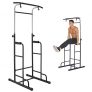 HEKA Soportes para Fondos Power Tower 330LBS dominadas de Entrenamiento Ajustable, estación de inmersión de Push-up, Equipo de Fitness con Asas ergonómicas para Entrenamiento Gimnasio en casa