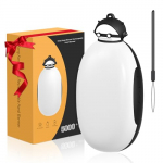 Calentador de Manos Recargable, Calienta Manos 5400mAh Portable Reutilizable Electrico Calefactor a Bateria USB Power Bank, Regalos Exterior, Camping, Senderismo,para Niños, Mujeres, Hombres