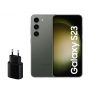 SAMSUNG Galaxy S23, 256GB + Cargador de 45W – Smartphone Android, Batería de 3900 mAh, Smartphone Desbloqueado, Color Verde (Versión Española)