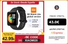 Xiaomi reloj inteligente Mi Watch Lite, con GPS, GLONASS, pantalla de 1,4 «, Bluetooth, Monitor de ritmo cardíaco y sueño, resistente al agua hasta 5atm|Relojes inteligentes|