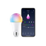 SwitchBot Smart LED Light Bulb – Color Changing Dimmable WiFi&Bluetooth Bulb Works with Alexa and Google Home, RGBCW Multicolor Warm White E27 10W 800lms Equals 60W Bulb, 2.4GHz Only, No Hub Required