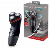 Remington Power Series PR1330 – Máquina de Afeitar Rotativa, Cuchillas Acero Precisión, Cortapatillas, Negro, Uso en Seco