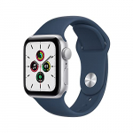 2021 Watch SE (GPS) – Caja de Aluminio en Plata de 40 mm – Correa Deportiva en Color Abismo – Talla única