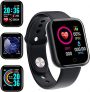 Smart Watch Bluetooth Y68, 1,3 Pulgadas, Pantalla IP68, podómetro Resistente al Agua, Reloj Inteligente con Control Remoto, cámara de Control para iPhone, Compatible con Android iOS y Apple