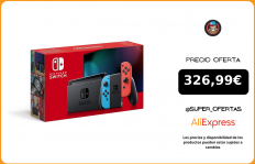 Consola Nintendo Switch Neon + Funda Play and Charge + Auriculares + juego a elegir código descarga digital|Consolas de videojuegos|